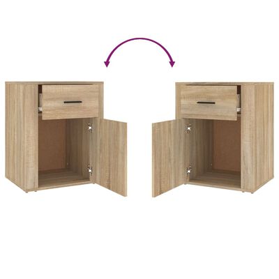 vidaXL Nachttisch Sonoma-Eiche 50x36x60 cm Holzwerkstoff