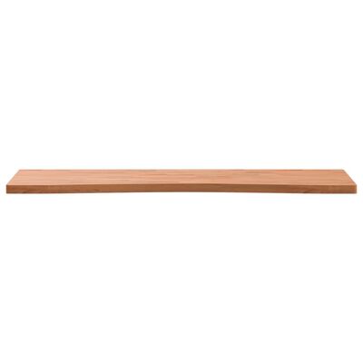 vidaXL Schreibtischplatte 100x(55-60)x2,5 cm Massivholz Buche