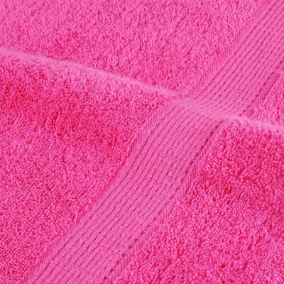 vidaXL Premium-Seiftücher SOLUND 2 Stk. Rosa 30x30 cm 600 g/m²