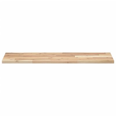 vidaXL Schweberegale 2 Stk. 80x30x2 cm Massivholz Akazie Unbehandelt