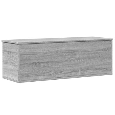 vidaXL Truhe Grau Sonoma 102x35x35 cm Holzwerkstoff