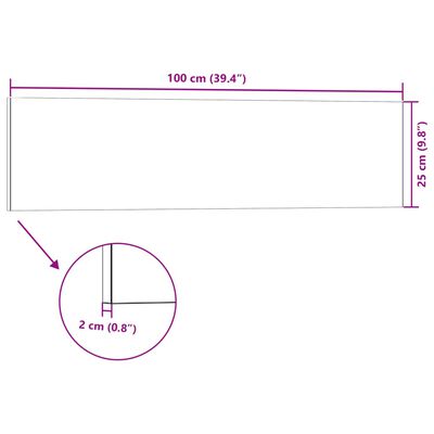 vidaXL 3D-Wandpaneele 14 Stk. Weiß und Rot 100x25 cm EPS