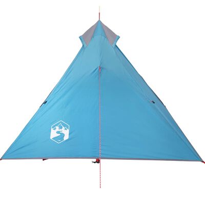 vidaXL Tipi-Campingzelt 1 Person Blau Wasserdicht