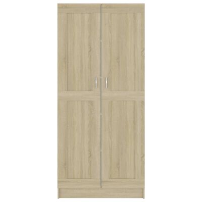 vidaXL Bücherschrank Sonoma-Eiche 82,5x30,5x185,5 cm Holzwerkstoff