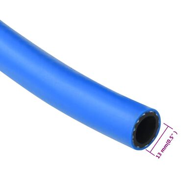 vidaXL Luftschlauch Blau 0,7" 20 m PVC