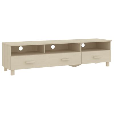 vidaXL TV-Schrank HAMAR Honigbraun 158x40x40 cm Massivholz Kiefer