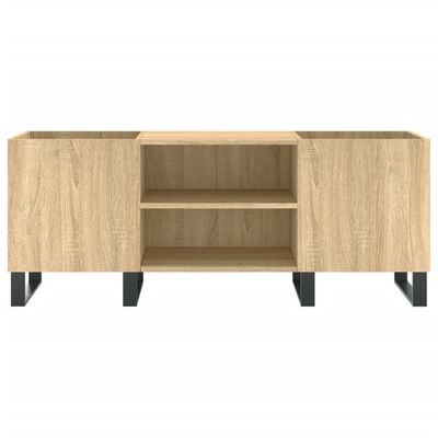 vidaXL Plattenschrank Sonoma-Eiche 121x38x48 cm Holzwerkstoff