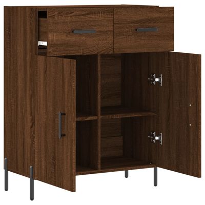 vidaXL Sideboard Braun Eichen-Optik 69,5x34x90 cm Holzwerkstoff