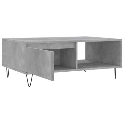 vidaXL Couchtisch Betongrau 90x60x35 cm Holzwerkstoff