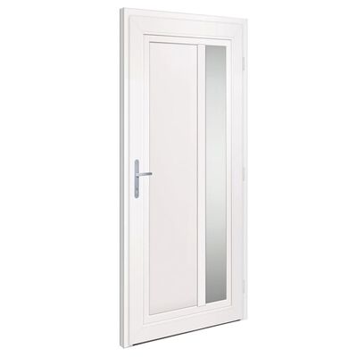 vidaXL Haustür Anthrazit 98x208 cm PVC