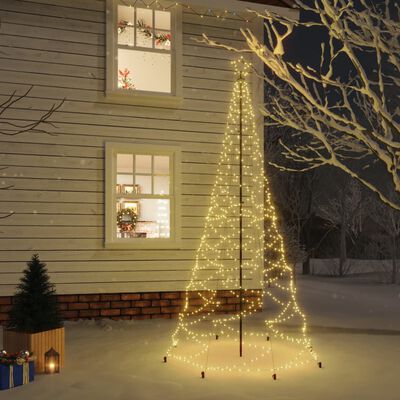 LED Lichterbaum, mit flexiblen Ästen, warmweiß beleuchtet (500 LED