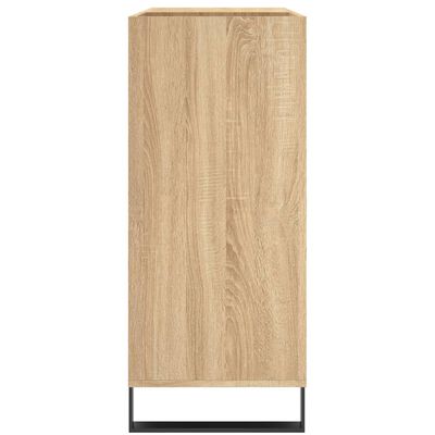 vidaXL Plattenschrank Sonoma-Eiche 84,5x38x89 cm Holzwerkstoff