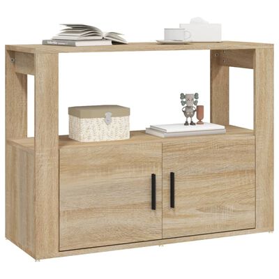 vidaXL Sideboard Sonoma-Eiche 80x30x60 cm Holzwerkstoff