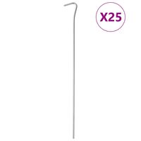 vidaXL Zeltheringe 25 Stk. 30 cm Ø4 mm Verzinkter Stahl