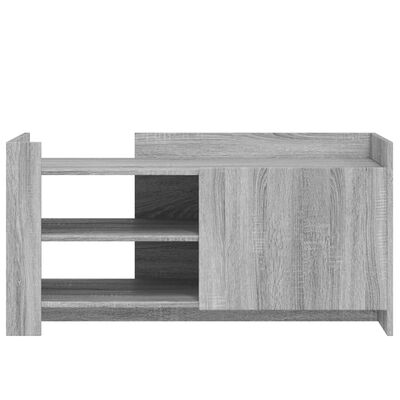 vidaXL Couchtisch Grau Sonoma 100x50x50 cm Holzwerkstoff