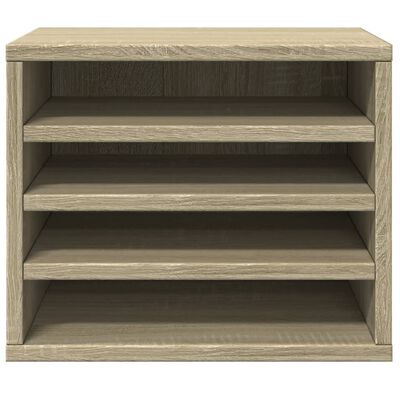 vidaXL Schreibtisch-Organizer Sonoma-Eiche 36x26x29,5 cm Holzwerkstoff