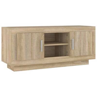 vidaXL TV-Schrank Sonoma-Eiche 102x35x45 cm Holzwerkstoff