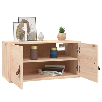 vidaXL Wandschrank 60x30x30 cm Massivholz Kiefer