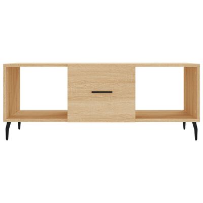 vidaXL Couchtisch Sonoma-Eiche 102x50x40 cm Holzwerkstoff