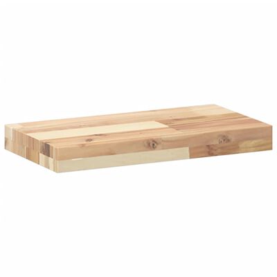 vidaXL Schweberegale 4 Stk. 40x20x4 cm Massivholz Akazie Unbehandelt