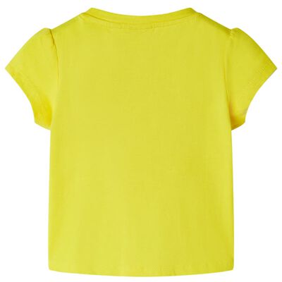 Kinder-T-Shirt Gelb 104