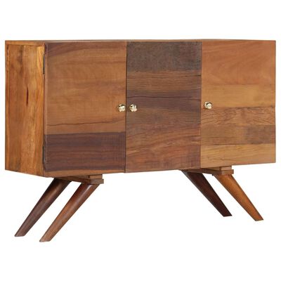 vidaXL Sideboard Braun Altholz Massiv 110x30x75 cm