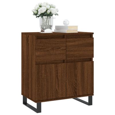 vidaXL Sideboard Braun Eichen-Optik 60x35x70 cm Holzwerkstoff