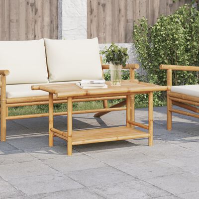 vidaXL Couchtisch 90x50x45 cm Bambus