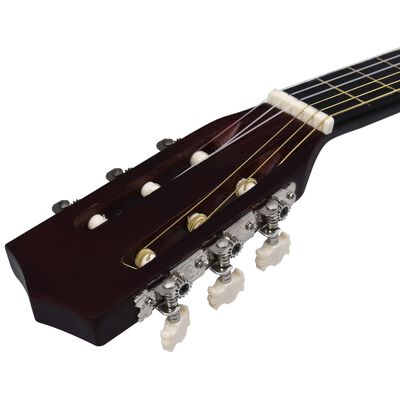 vidaXL Klassische Gitarre für Anfänger und Kinder 1/2 34" Lindenholz