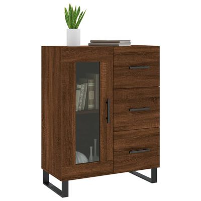 vidaXL Sideboard Braun Eichen-Optik 69,5x34x90 cm Holzwerkstoff