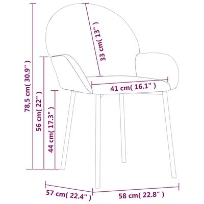 vidaXL Esszimmerstühle 2 Stk. Schwarz Kunstleder