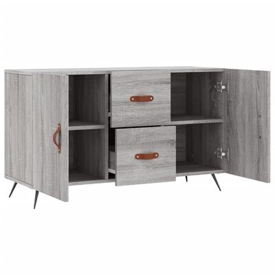 vidaXL Sideboard Grau Sonoma 100x36x60 cm Holzwerkstoff