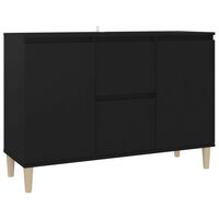 vidaXL Sideboard Schwarz 103,5x35x70 cm Holzwerkstoff