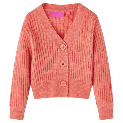 Kinder-Strickjacke Mittelrosa 140