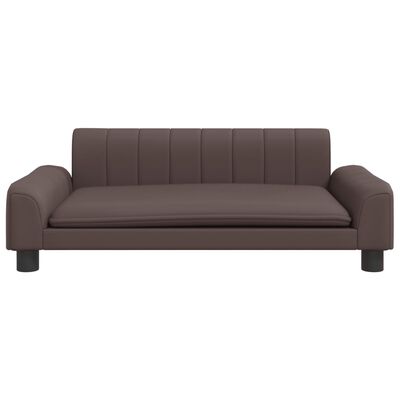 vidaXL Kindersofa Braun 90x53x30 cm Kunstleder