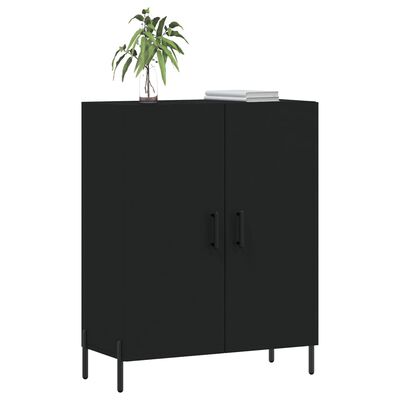 vidaXL Sideboard Schwarz 69,5x34x90 cm Holzwerkstoff