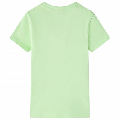 Kinder-T-Shirt Limette 128