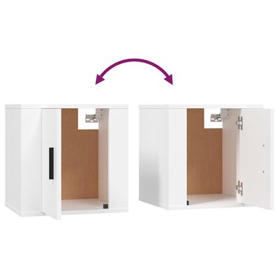 vidaXL TV-Wandschrank Weiß 40x34,5x40 cm