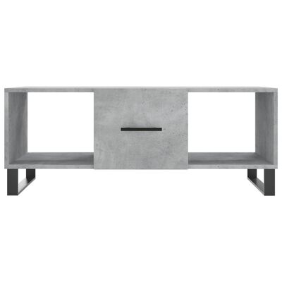 vidaXL Couchtisch Betongrau 102x50x40 cm Holzwerkstoff