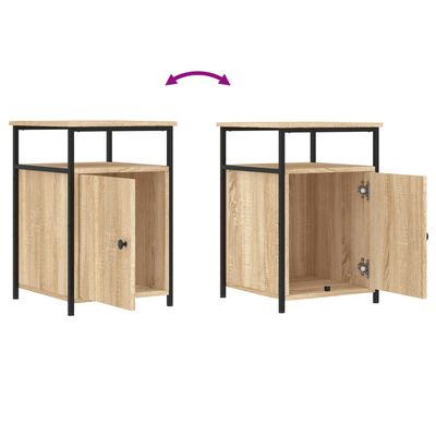 vidaXL Nachttisch Sonoma-Eiche 40x42x60 cm Holzwerkstoff