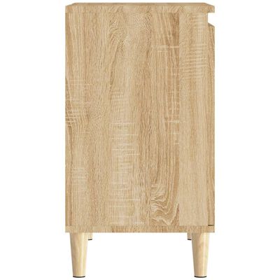 vidaXL Waschbeckenunterschrank Sonoma-Eiche 58x33x60 cm Holzwerkstoff