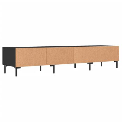 vidaXL TV-Schrank Schwarz 150x36x30 cm Holzwerkstoff