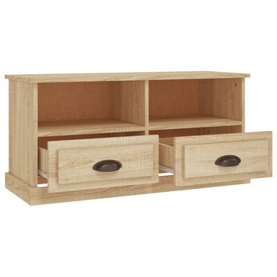 vidaXL TV-Schrank Sonoma-Eiche 93x35,5x45 cm Holzwerkstoff