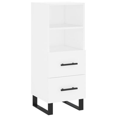 vidaXL Highboard Weiß 34,5x34x180 cm Holzwerkstoff