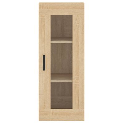 vidaXL Highboard Sonoma-Eiche 34,5x34x180 cm Holzwerkstoff