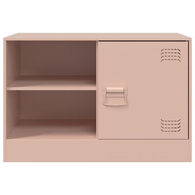 vidaXL TV-Schrank Rosa 67x39x44 cm Stahl