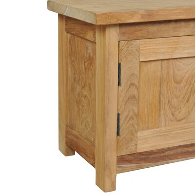 vidaXL TV-Schrank Massivholz Teak 120x30x40 cm