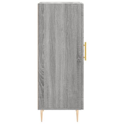 vidaXL Sideboard Grau Sonoma 34,5x34x90 cm Holzwerkstoff