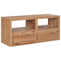 vidaXL TV-Schrank 90x30x40 cm Massivholz Teak