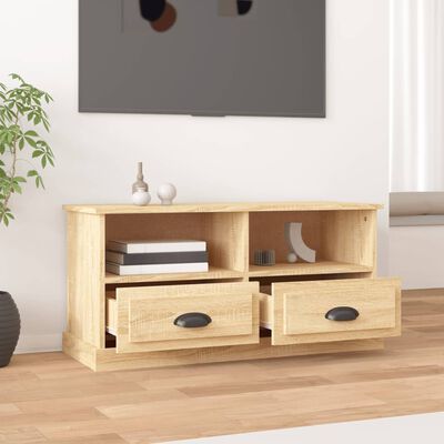 vidaXL TV-Schrank Sonoma-Eiche 93x35,5x45 cm Holzwerkstoff